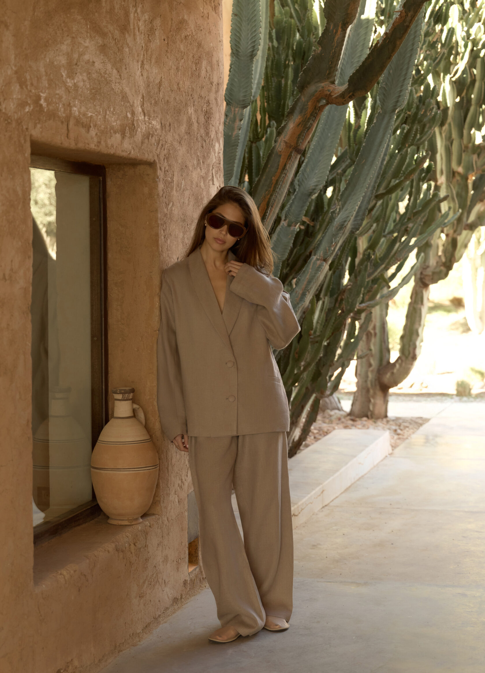 Льняной костюм Portofino: жакет + брюки - Бежевый, Taupe;бежевый
Льняной костюм Portofino: жакет + брюки - Бежевый, Taupe;бежевый