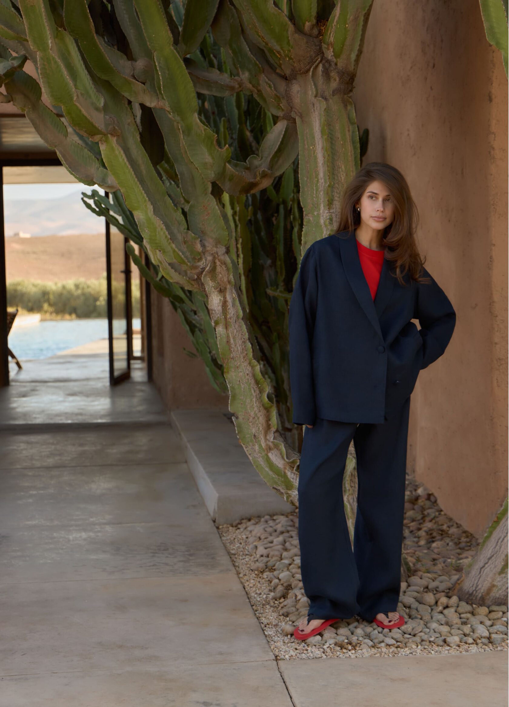 Льняной костюм Portofino: жакет + брюки - Синий, Blueberry;синий
Льняной костюм Portofino: жакет + брюки - Синий, Blueberry;синий