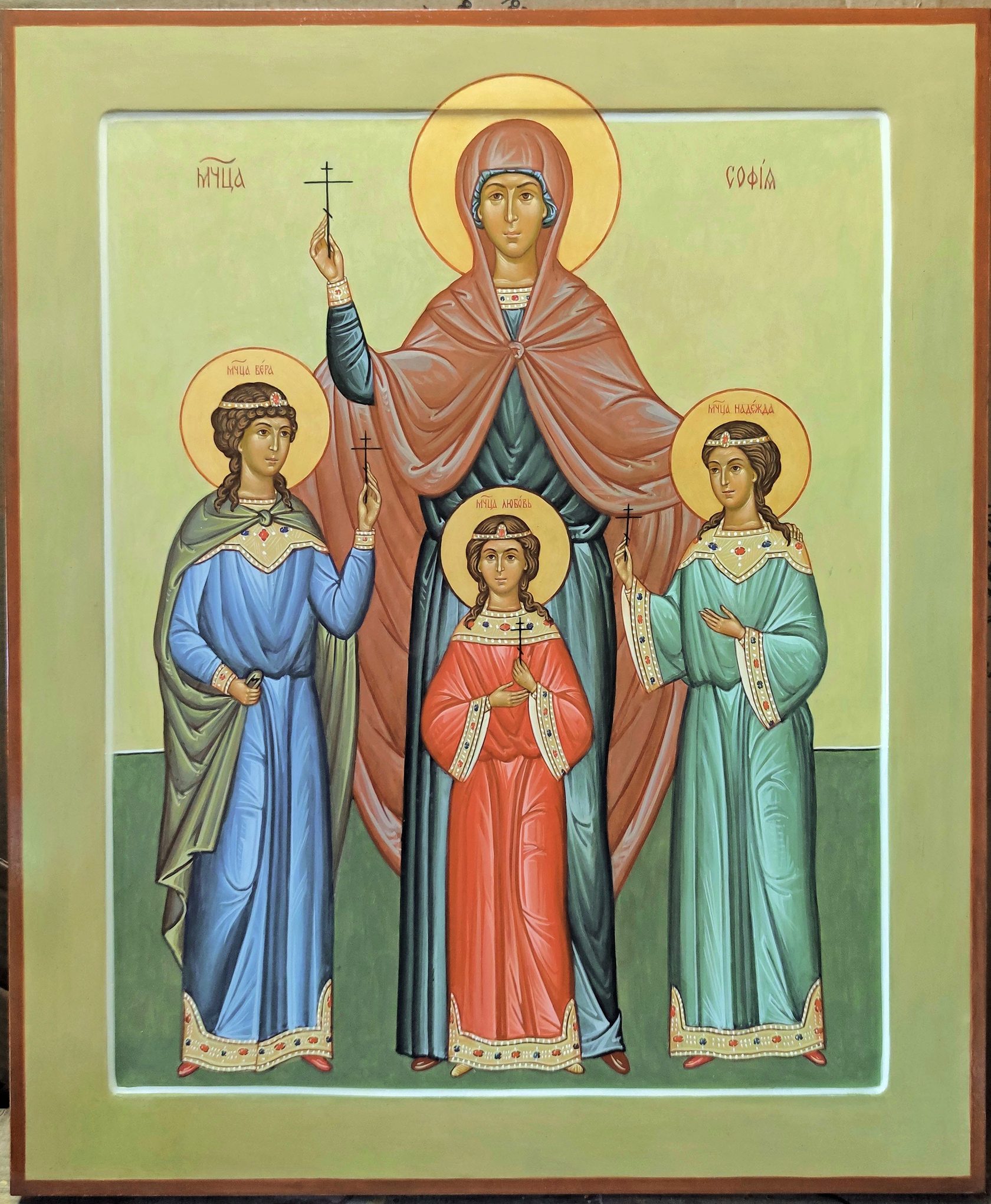Икона мученицы Софии веры надежды и любви