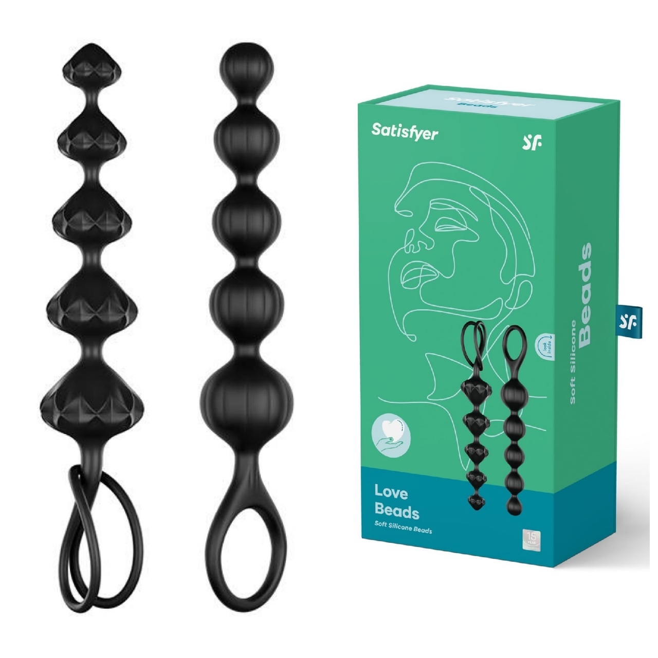 Анальный стимулятор с ДУ b-Vibe Cinco Anal Beads, черный E28510/5934190000  - b-Vibe - Анальные цепочки и бусы - Купить