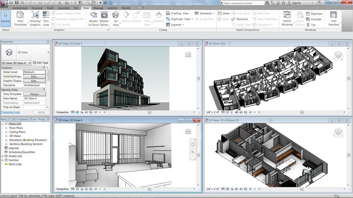 Проекты в revit