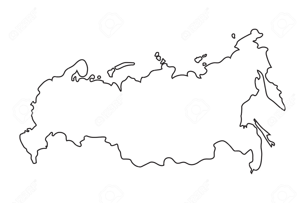 Как нарисовать карту россию ребенку Как нарисовать карту россию ребенку