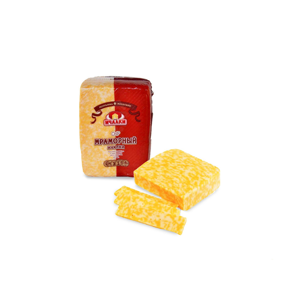 Сыр мраморный 45% (Ичалки)