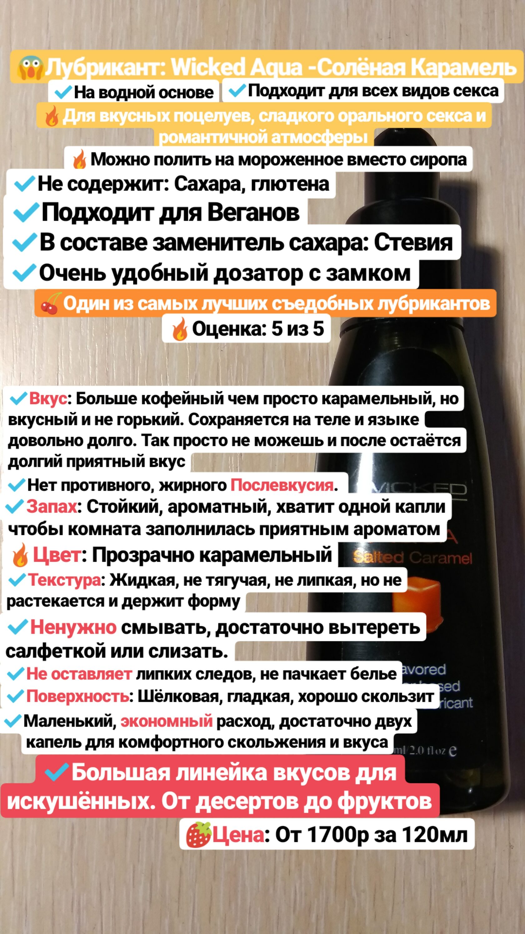 Лубрикант Wicked Aqua Тропическое манго на водной основе, 120 мл 90464 - Wicked - Оральные смазки - Купить