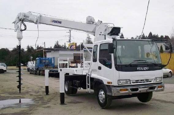 Бурение грунта БКМ Isuzu Forvard