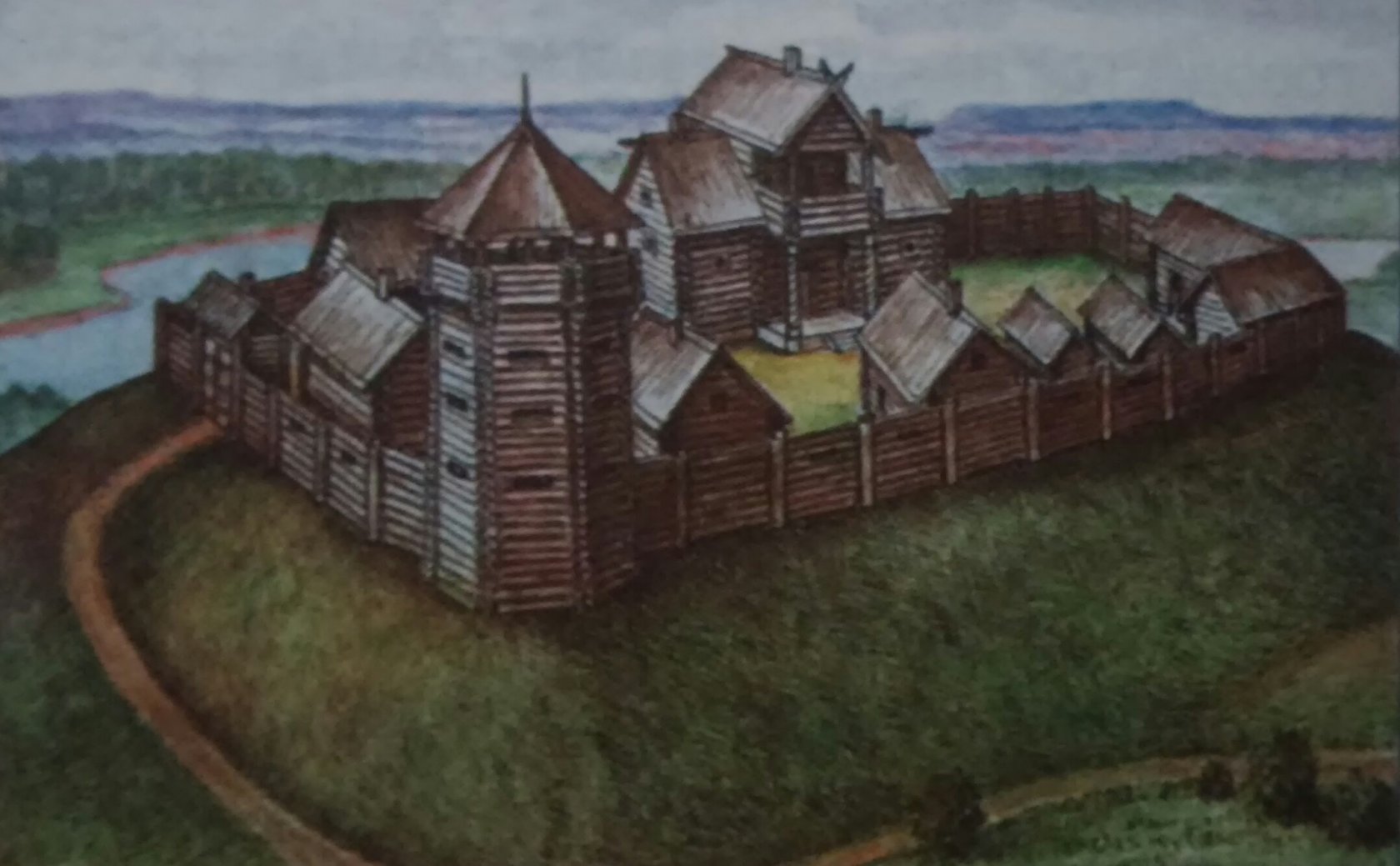 Новгородская крепость 13 век