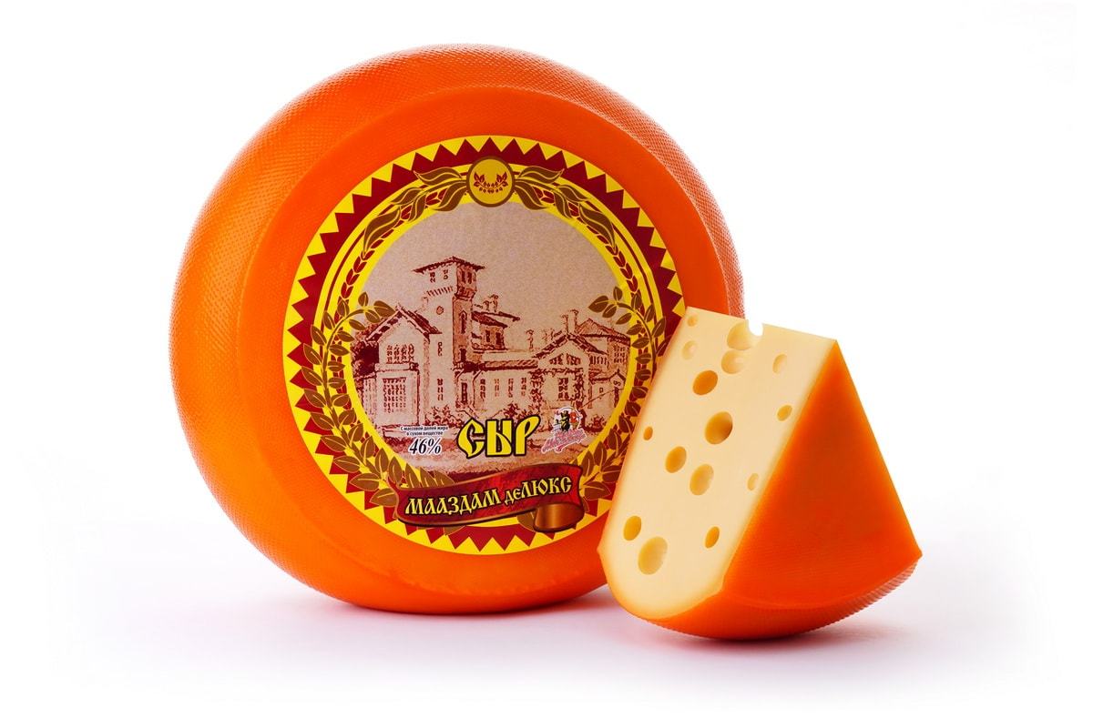 Сыр Маасдам Делюкс 46% Пружаны