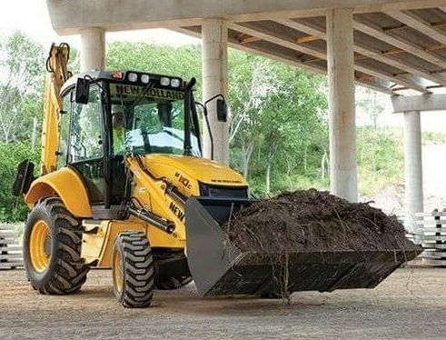Аренда экскаватора погрузчика New Holland B110