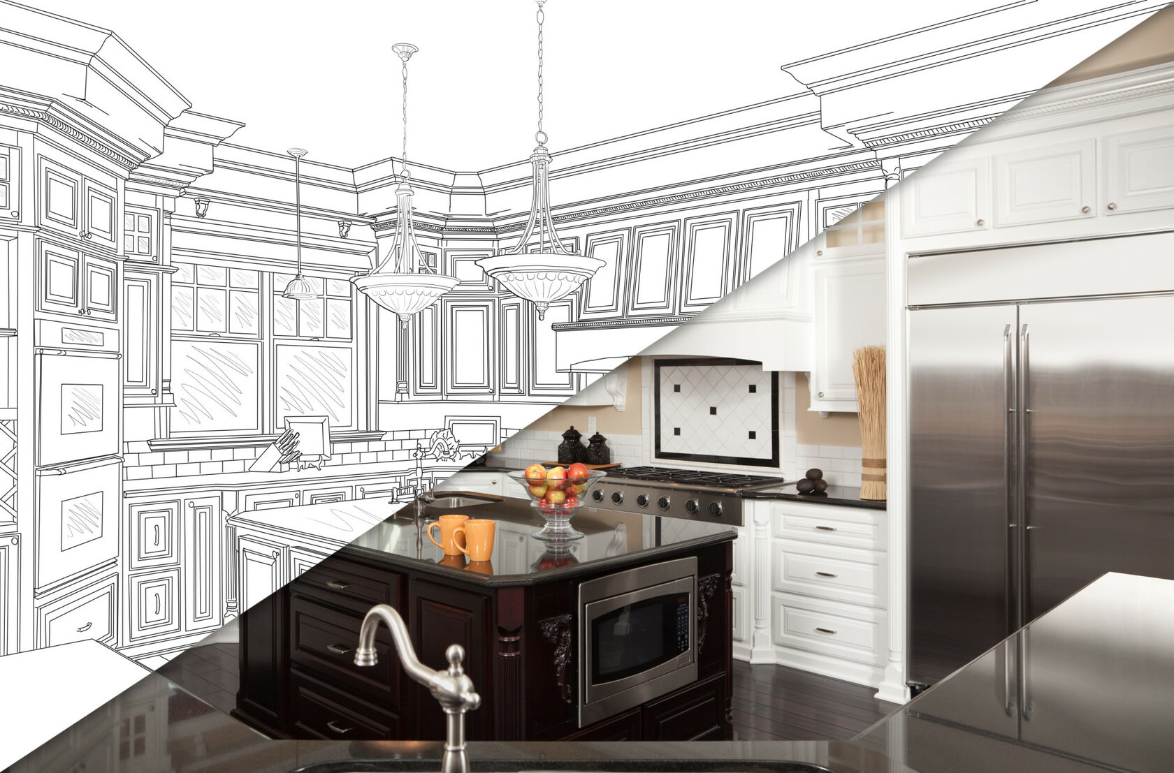 Дизайн Интерьера Кухни 3d