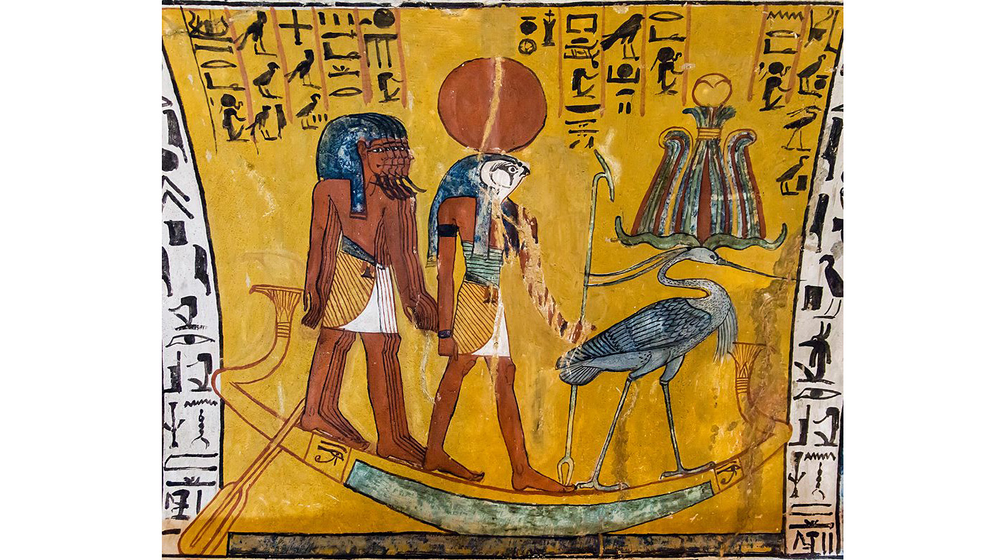 Бог ра древнего Египта из яйца