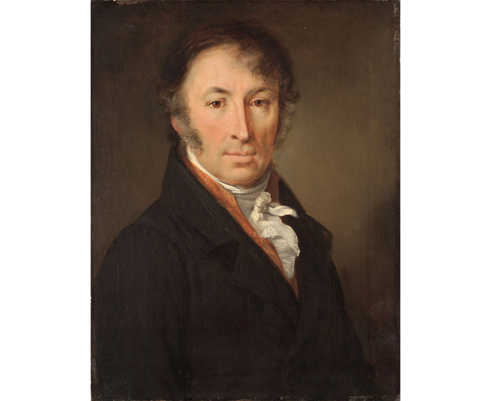 Николай Михайлович Карамзин портрет кисти Тропинина (1818)