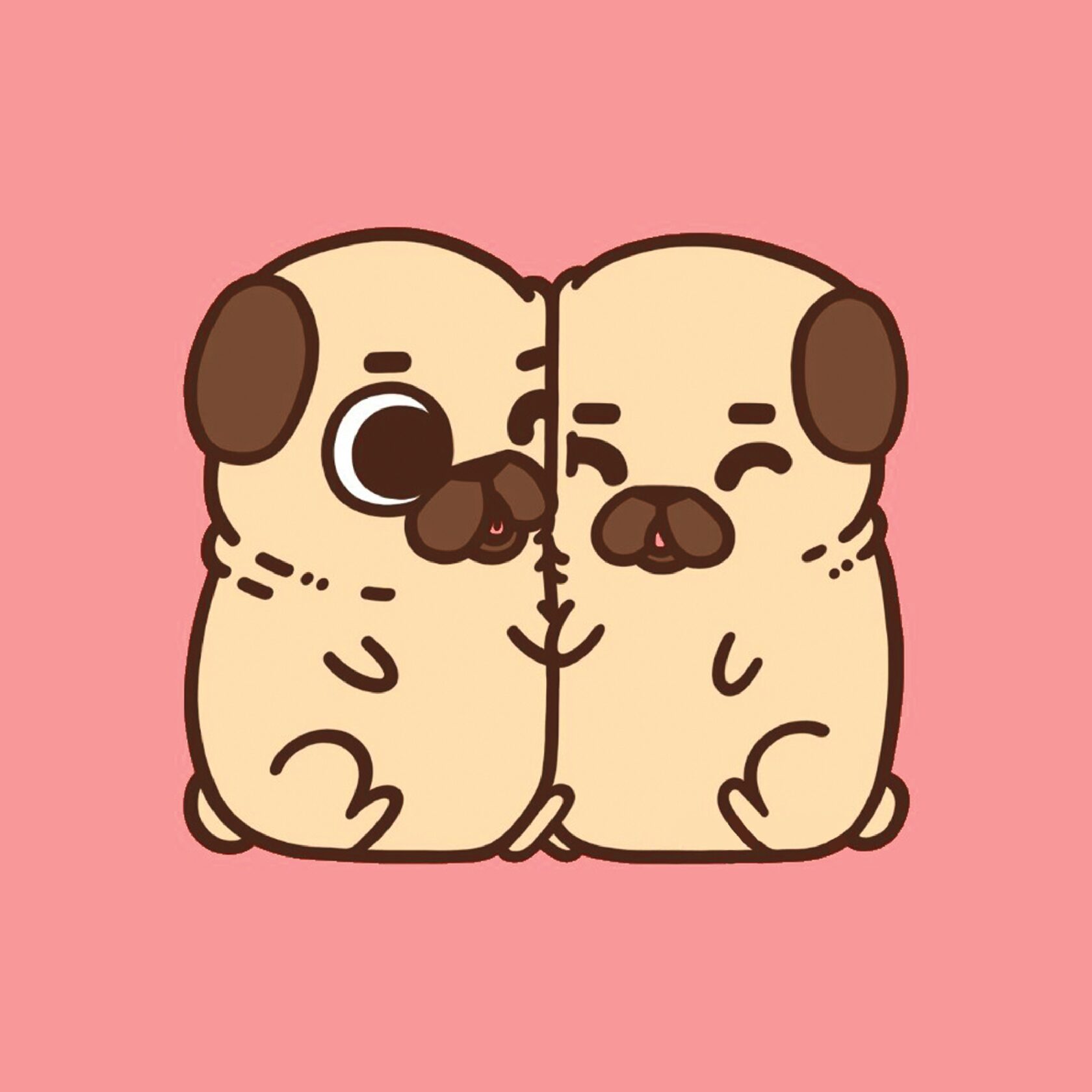 Кавайные обои собаки