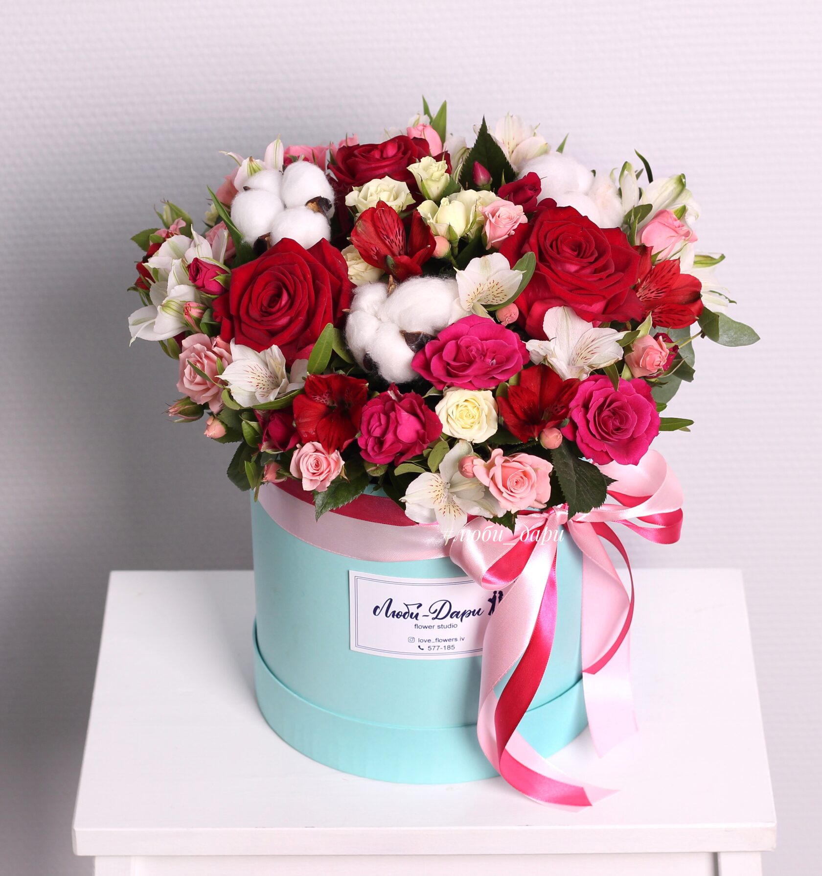 фото тортов коробка с цветами