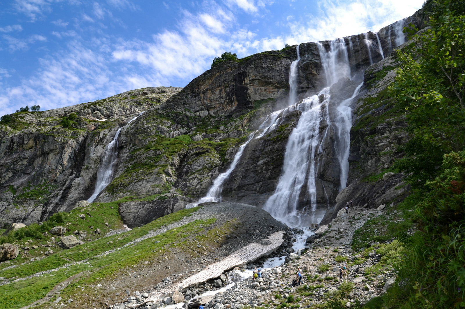 Природа Архыз Софийский водопад