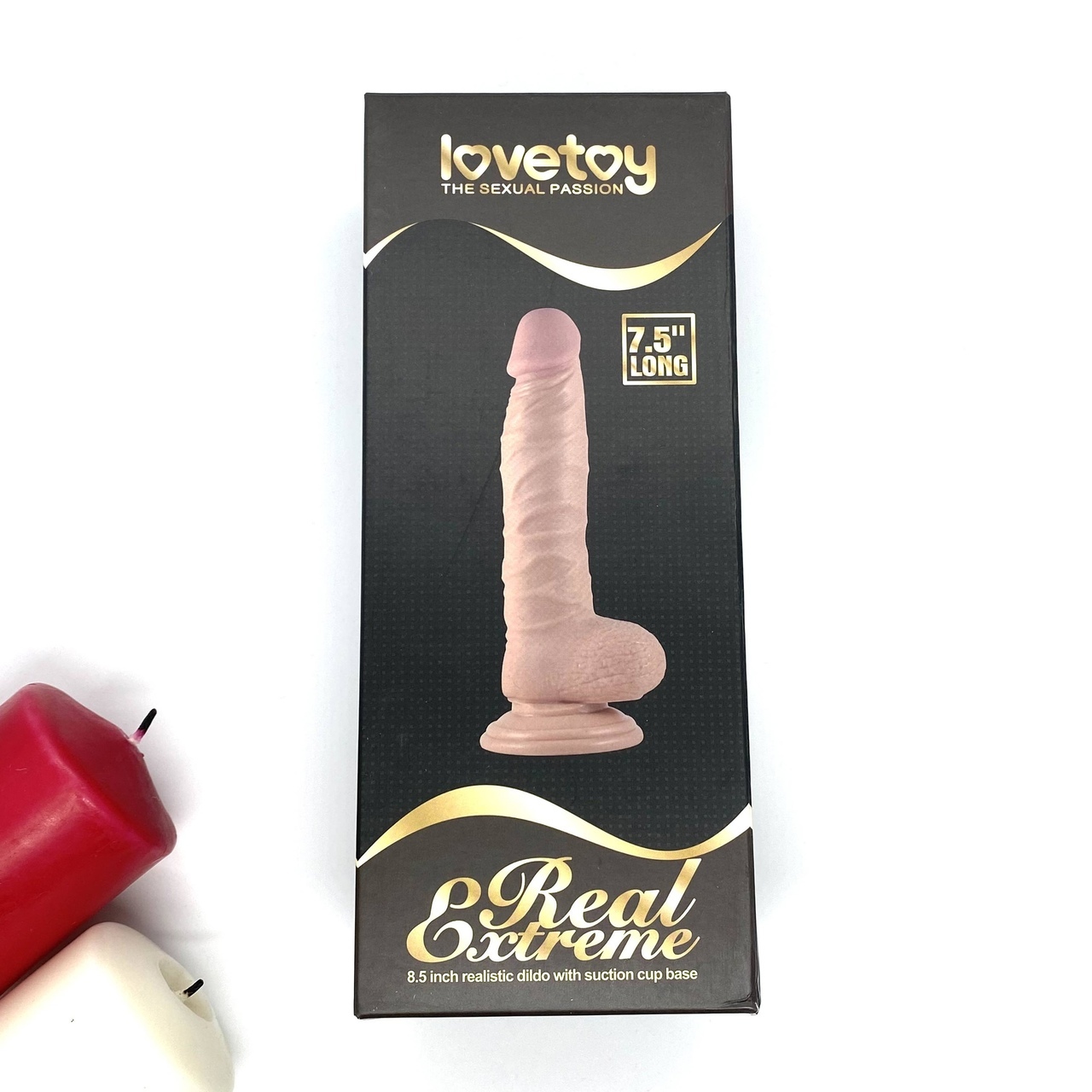 Вибратор для двойного проникновения LoveToy, черный 6860414700 - LoveToy - Реалистичные вибраторы - Купить