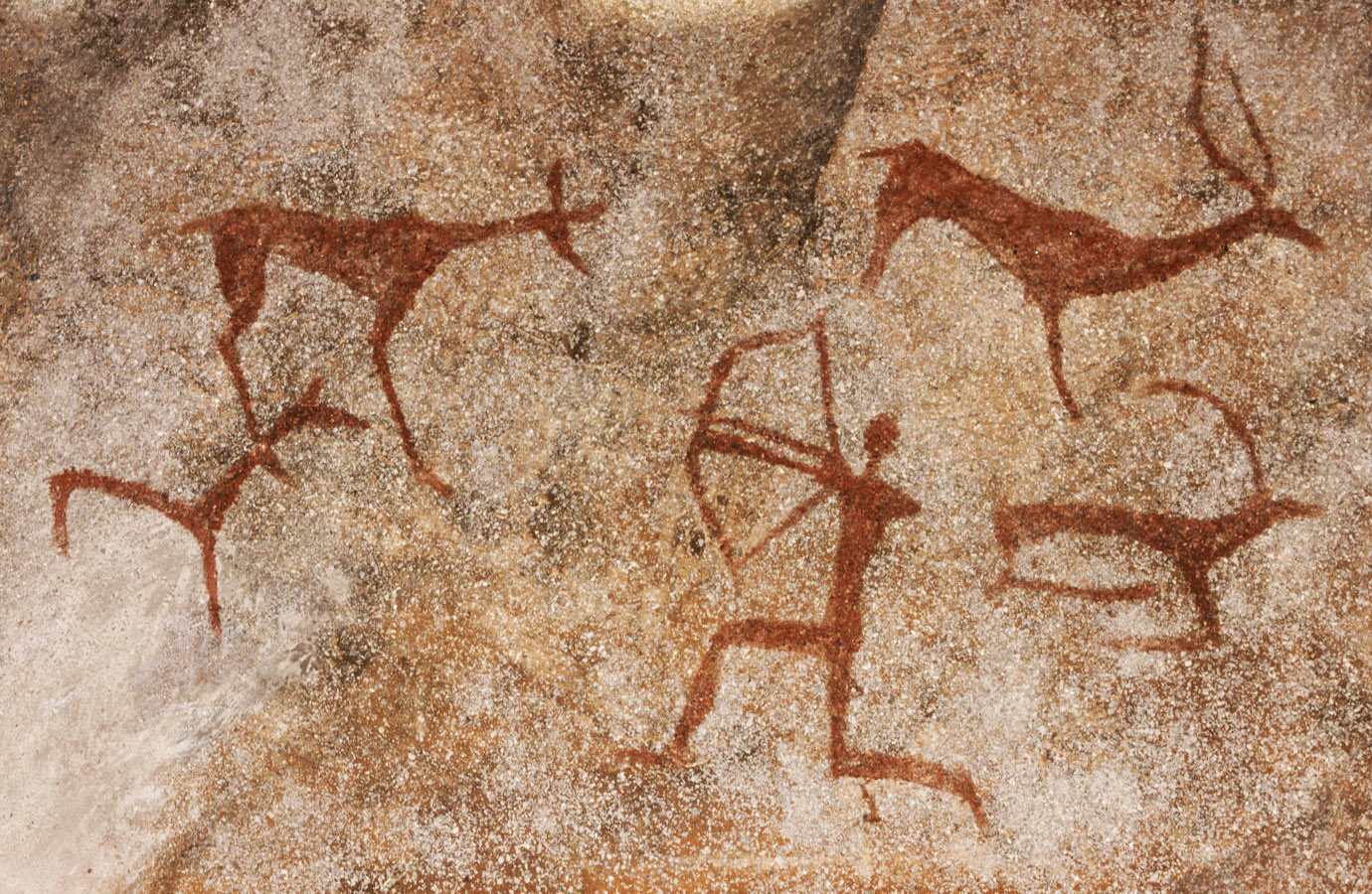 Наскальные рисунки первобытных людей в пещерах для детей