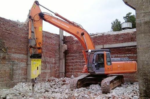 Аренда гидромолота Hitachi
