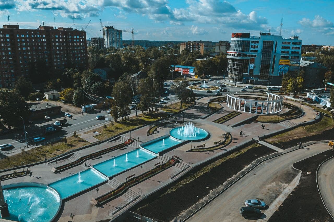 Пушкино Центральная площадь города