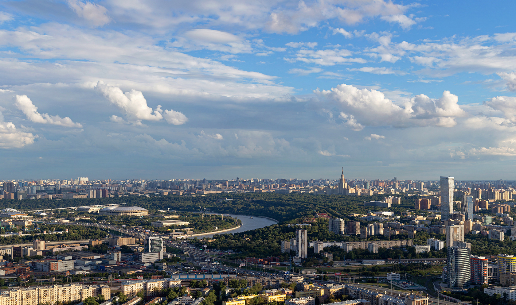 Москва Сити панорамный вид