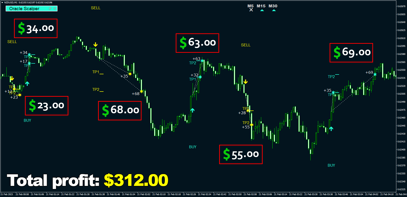 Oracle Scalper Indicator The Main Page