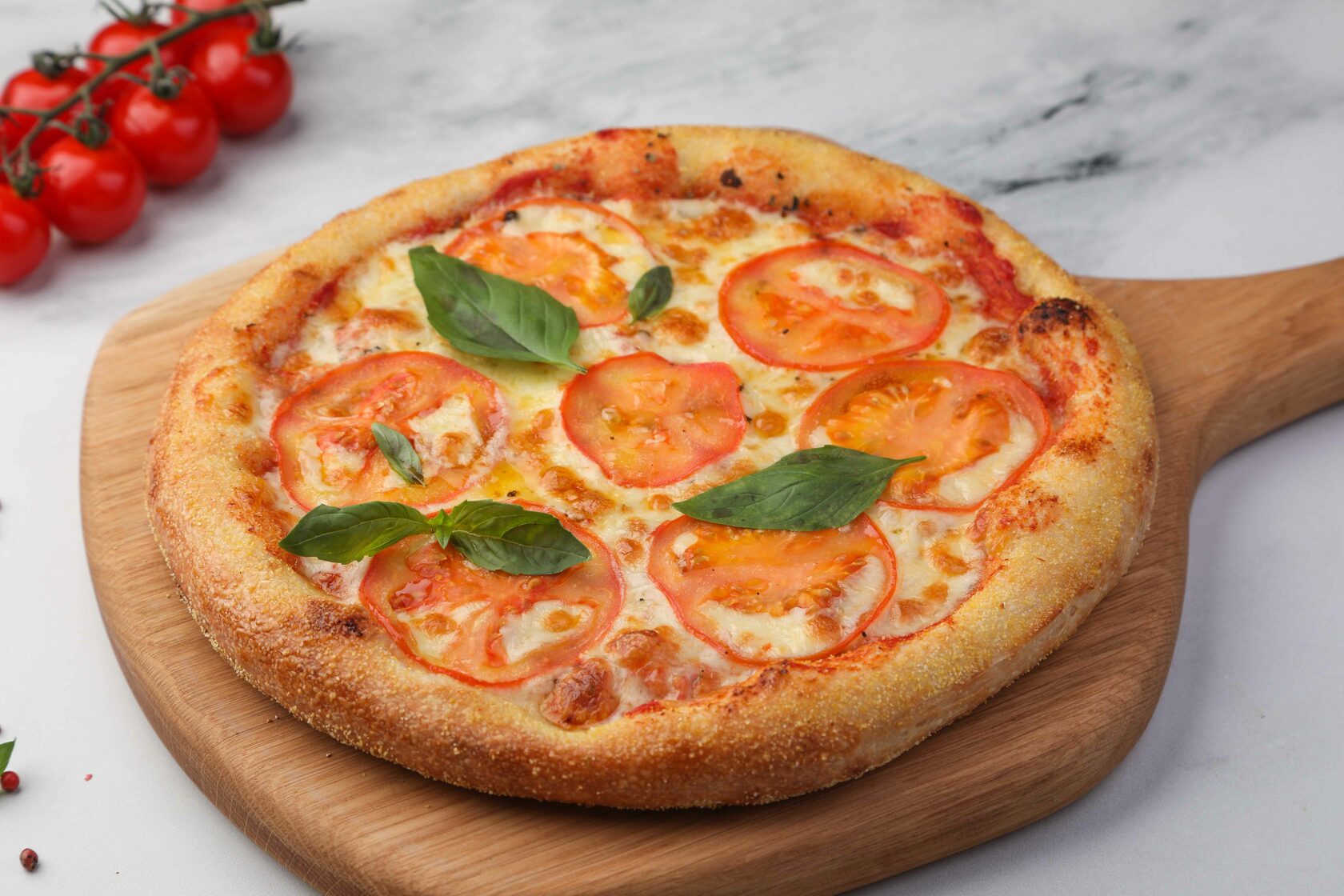 тонкая пицца маргарита рецепт в домашних условиях в духовке (120) фото