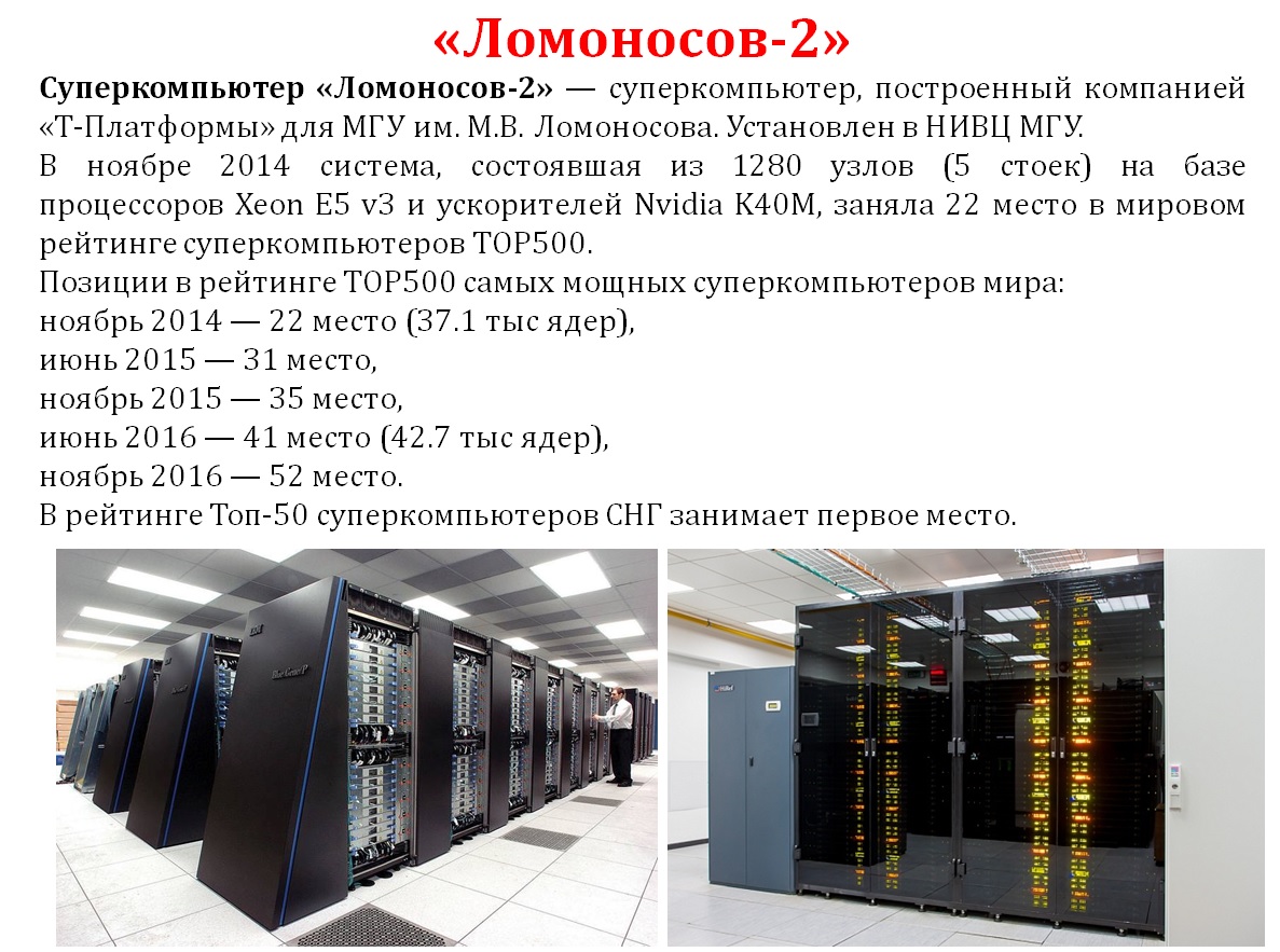 Презентация по теме суперкомпьютеры и их применение