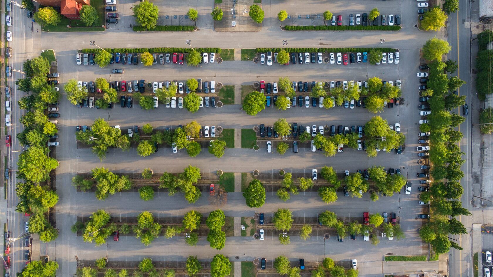 Озеленение парковки