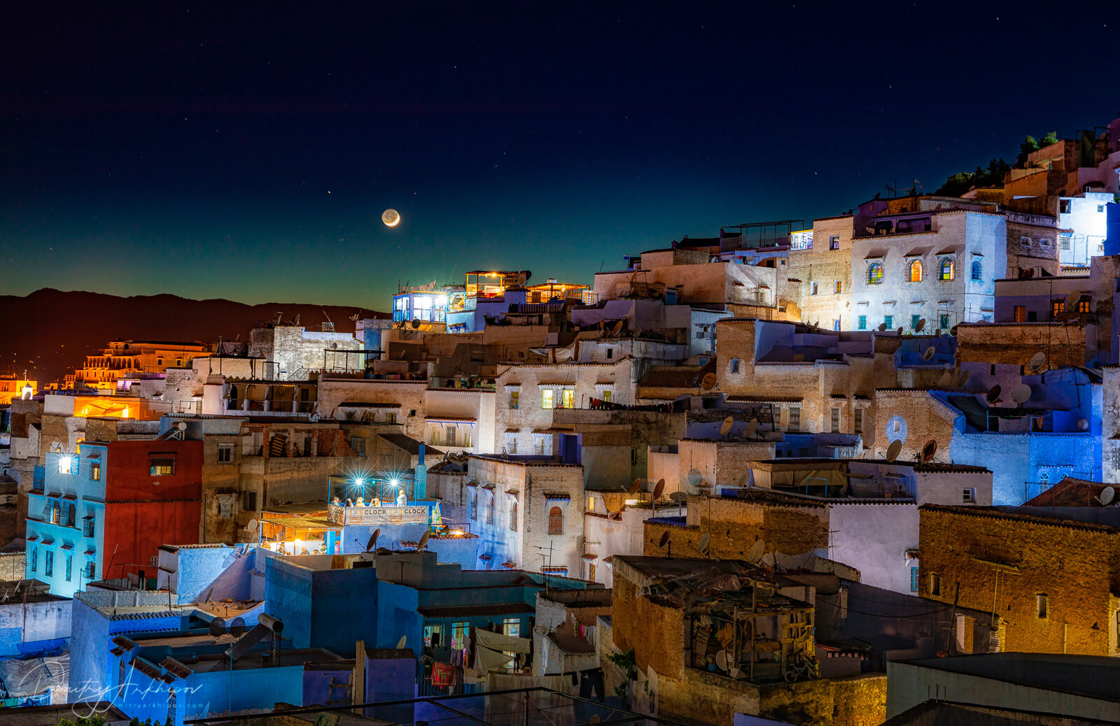 Марокко Магриб ночь улицы
