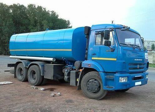 Доставка технической воды водовозом КАМАЗ