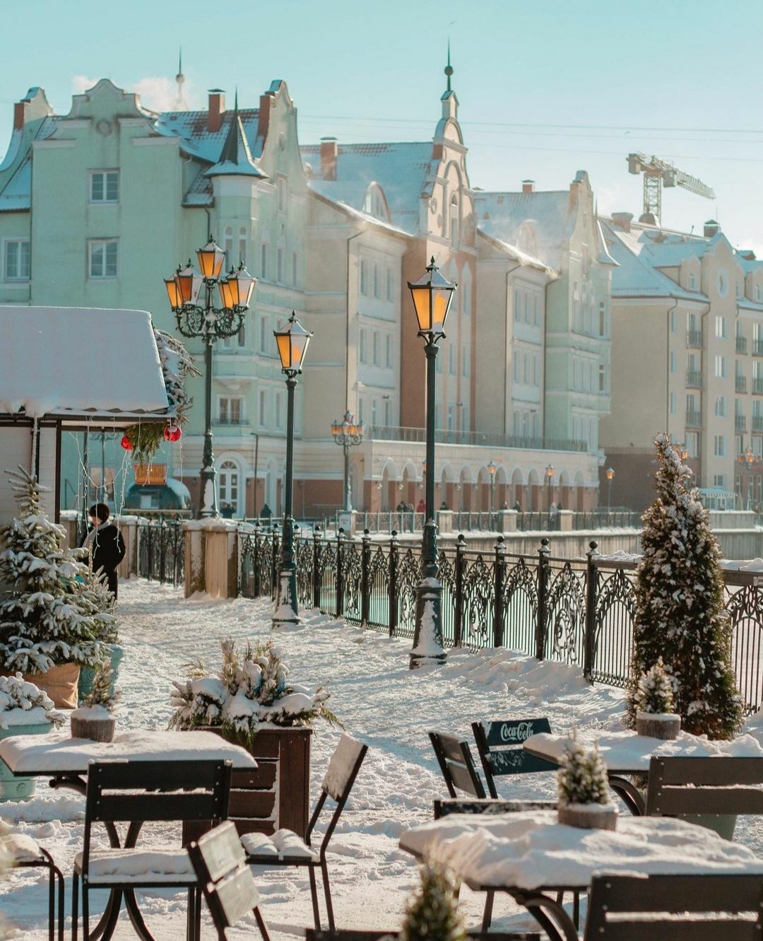 Городской округ Калининград зимой