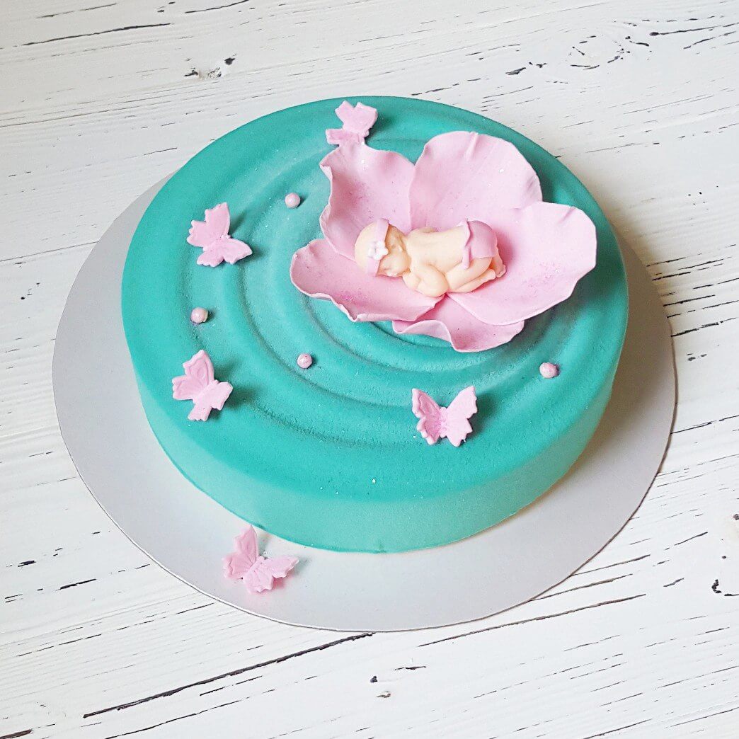 Муссовый торт на день рождения девочке