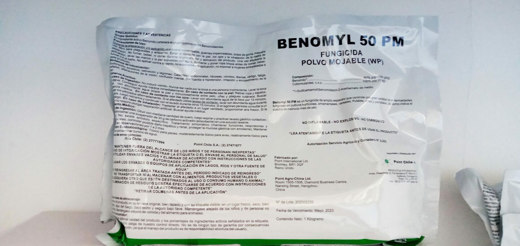 Fungicida Benomyl 50 WP