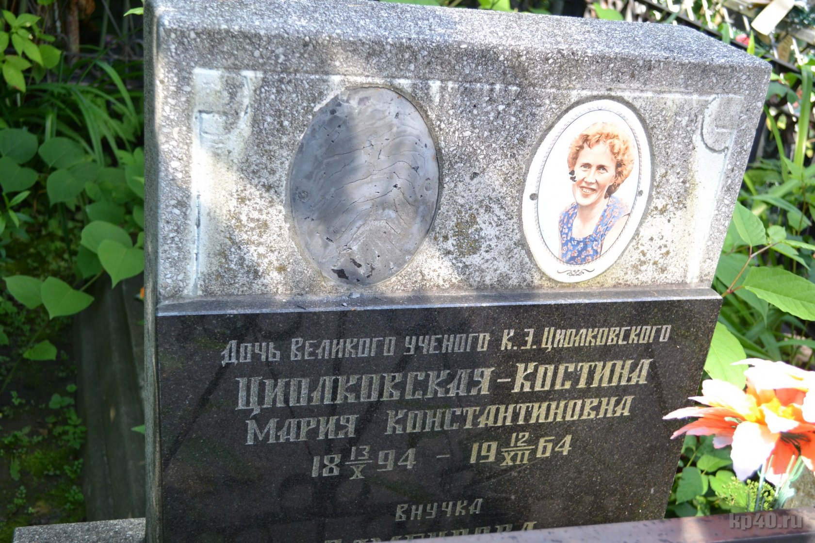 Могила Людмилы Ивановой на Пятницком кладбище