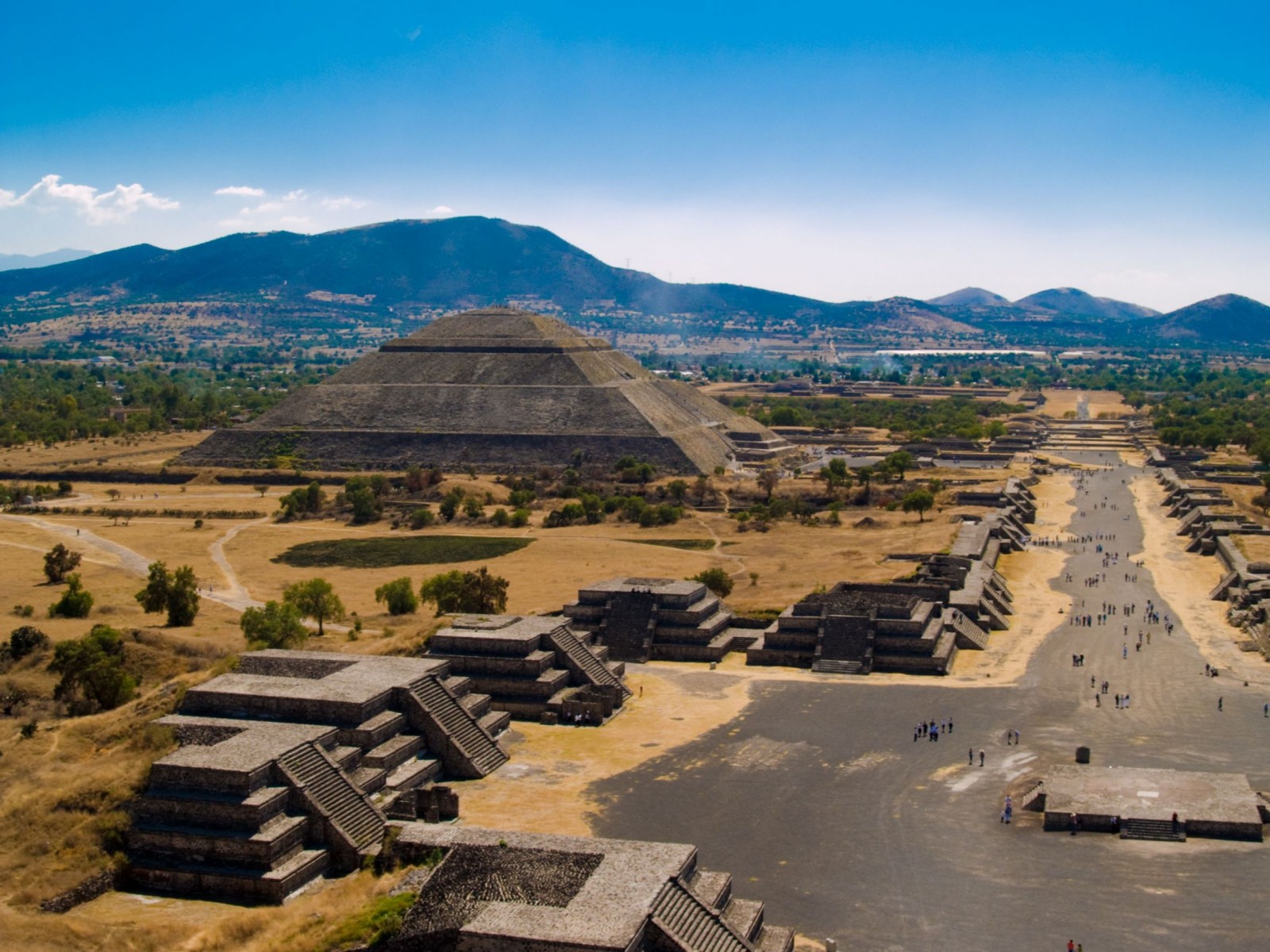 Пирамиды Теотиуакан Мексика