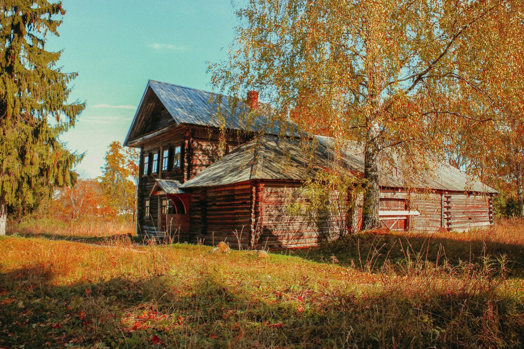 Красивая природа деревни Весьегонск