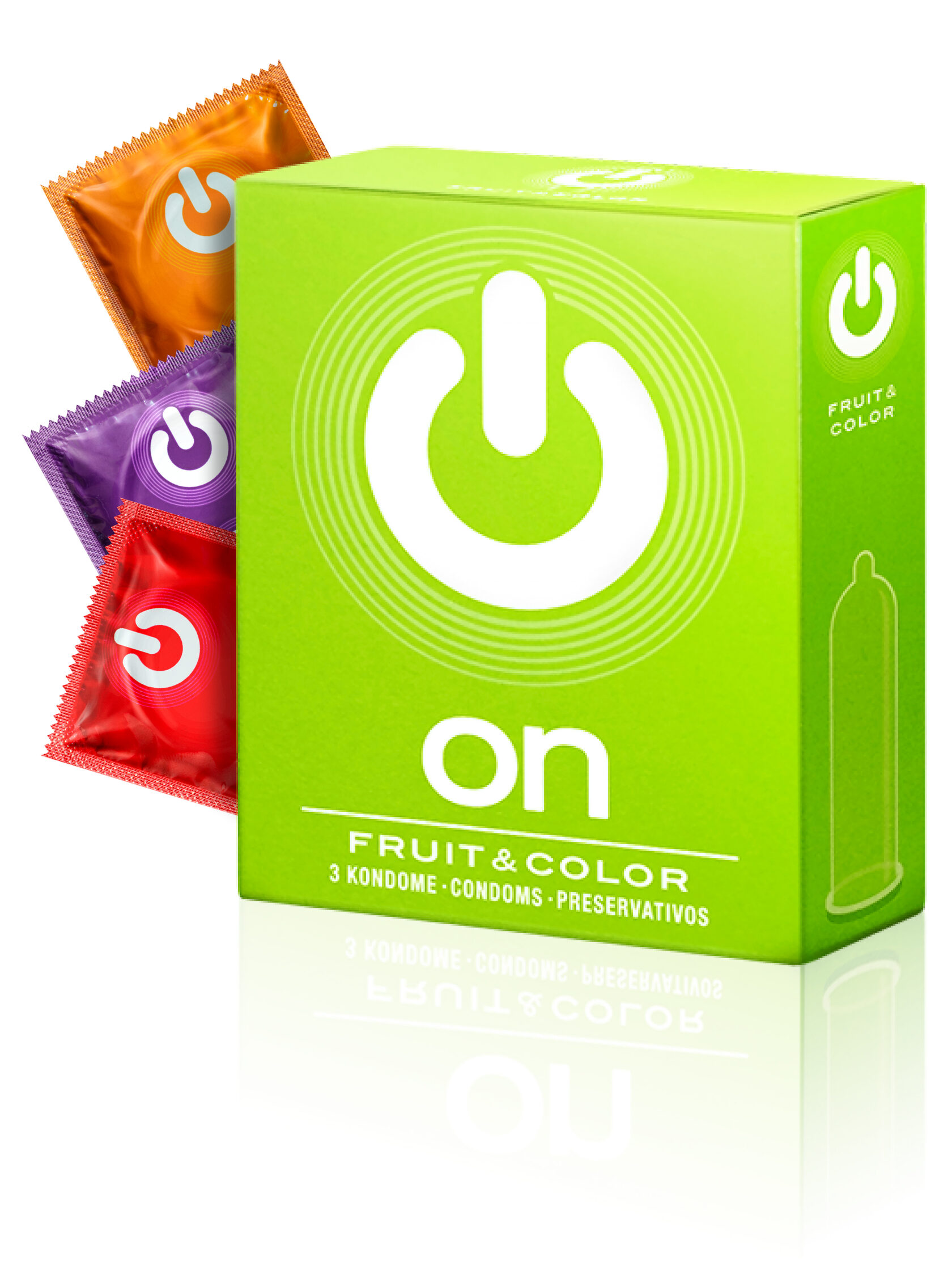 Презервативы ON) Fruit & Color №15 ароматизированные, 15 шт УТ-00004050 - ON) - Цветные презервативы - Купить