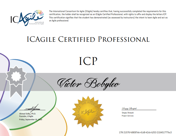 Agile Certified Professional