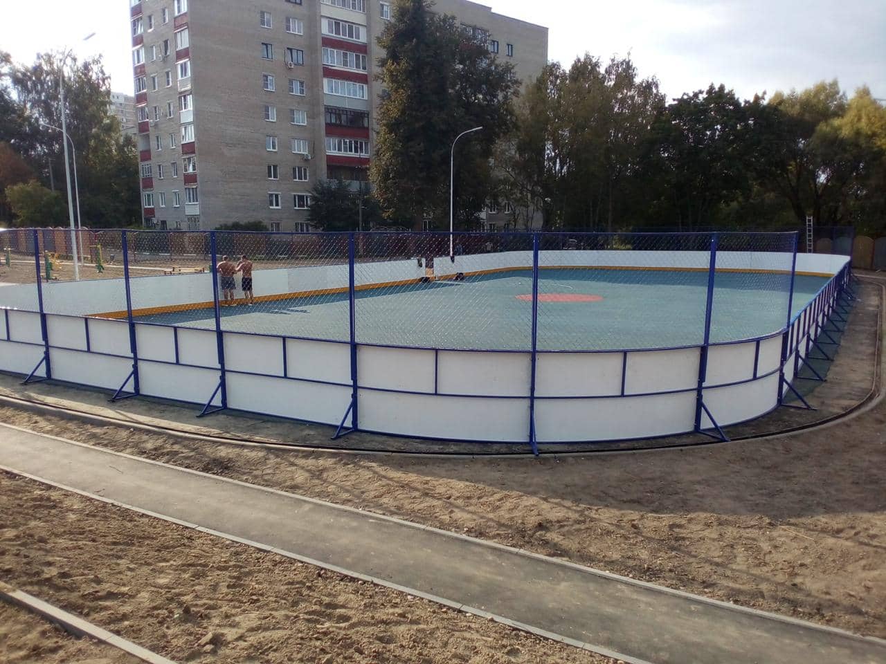 школа 55 омск фото хоккейной коробки