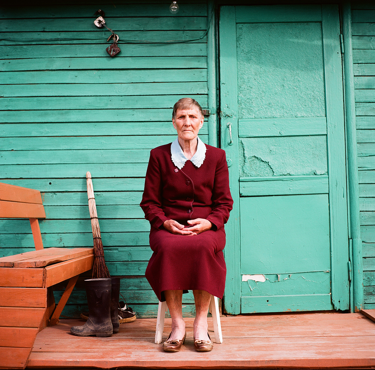 фото полной женщины 50 лет в деревне