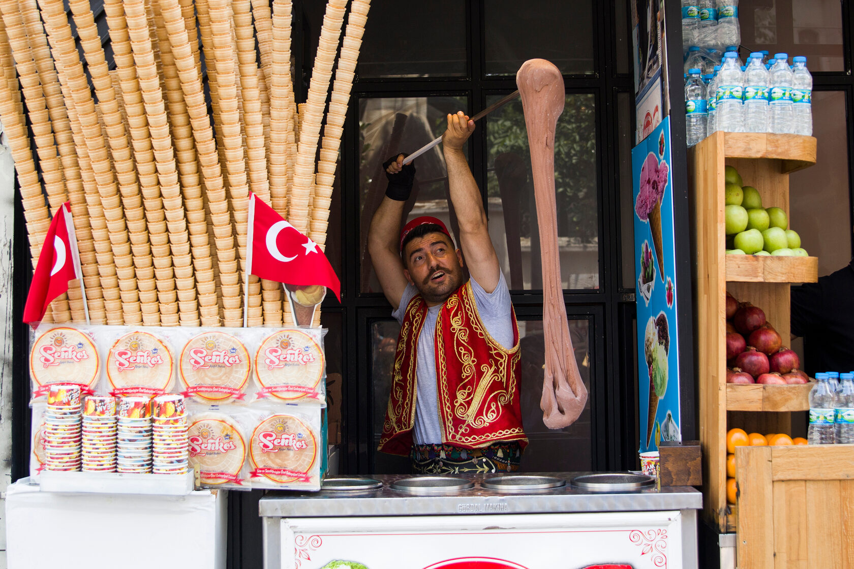 Турецкое Мороженое Тягучее
