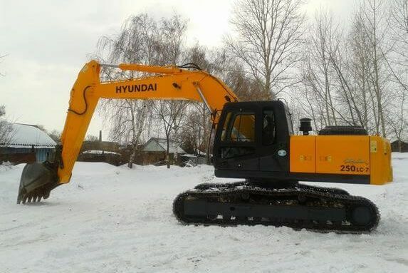 Аренда гусеничного экскаватора Hyundai
