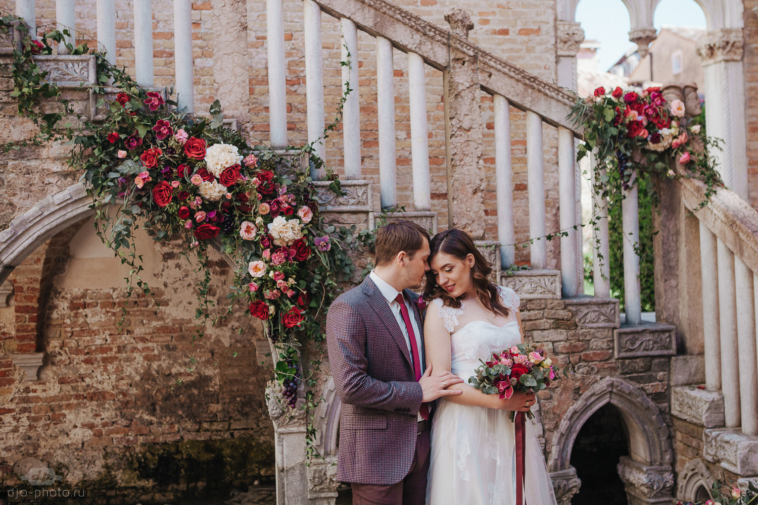 Свадебные фотосессии Италия цветы