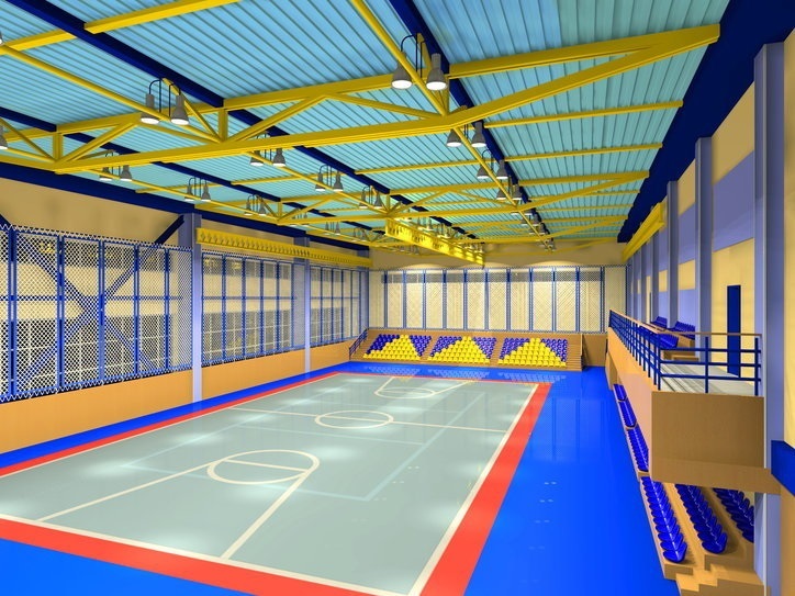 Современный Спортивный Зал В Школе
