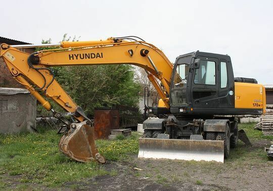 Аренда колесного экскаватора Hyundai R170