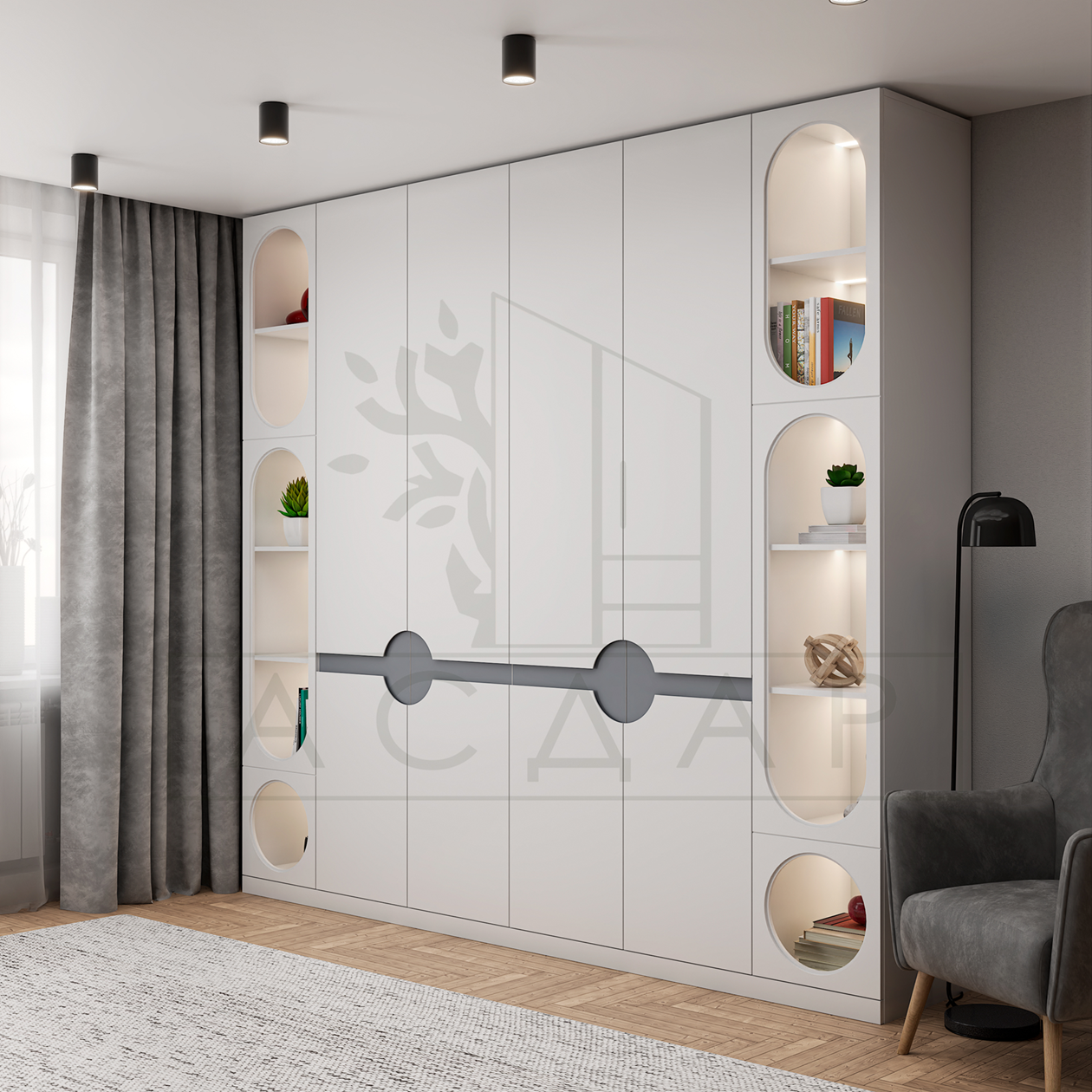 Комод Версаль вид сбоку