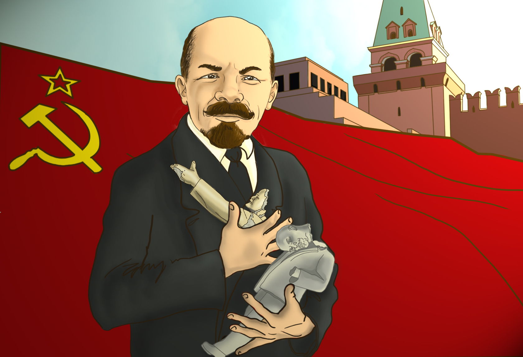 Смешные картинки сталин ленин