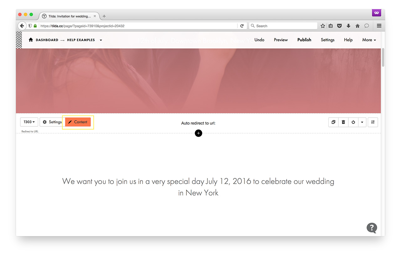 Url Redirection Set Up