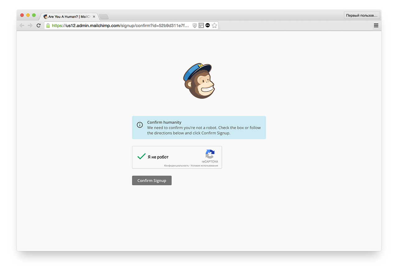 Adding Contacts To Mailchimp Email List - create an api key and copy it
