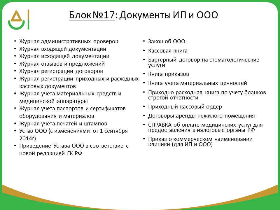 Бизнес план открытия медицинской клиники