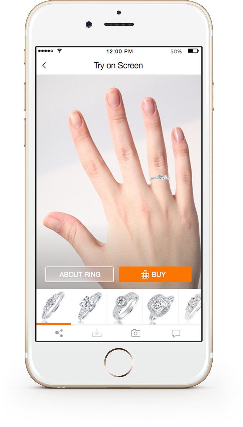 Try On Rings And Accessories Hand Recognition And Augmented Reality App